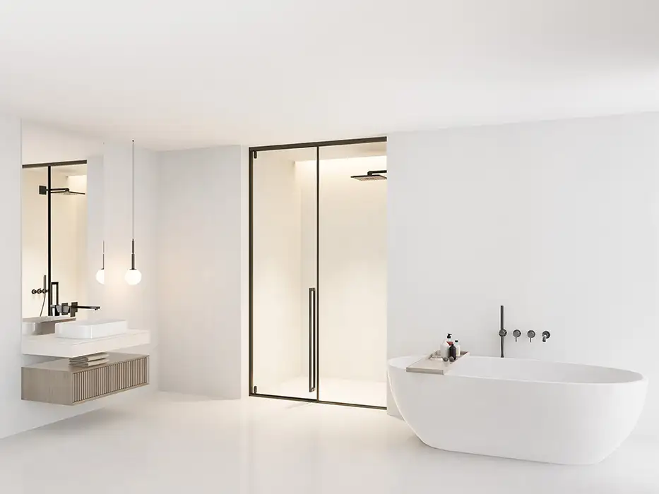 Cửa mở quay Pivot