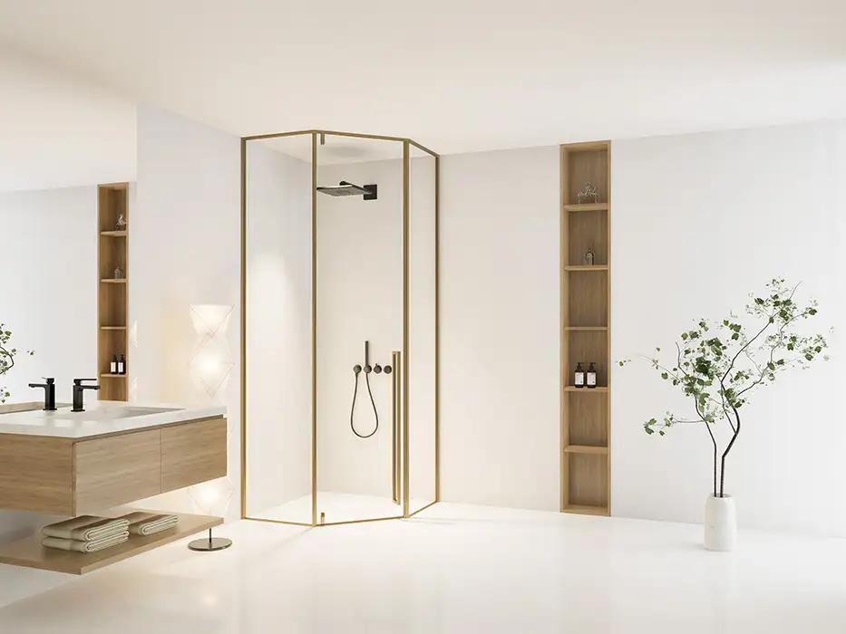 Cửa mở quay Pivot – Bản lề nổi