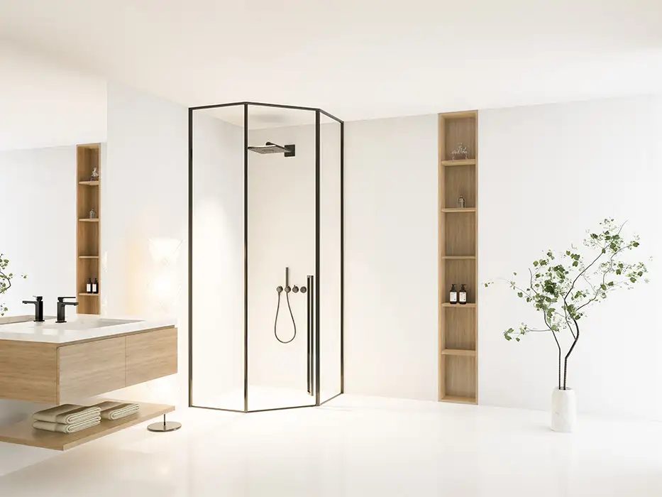 Cửa mở quay Pivot – Bản lề ẩn