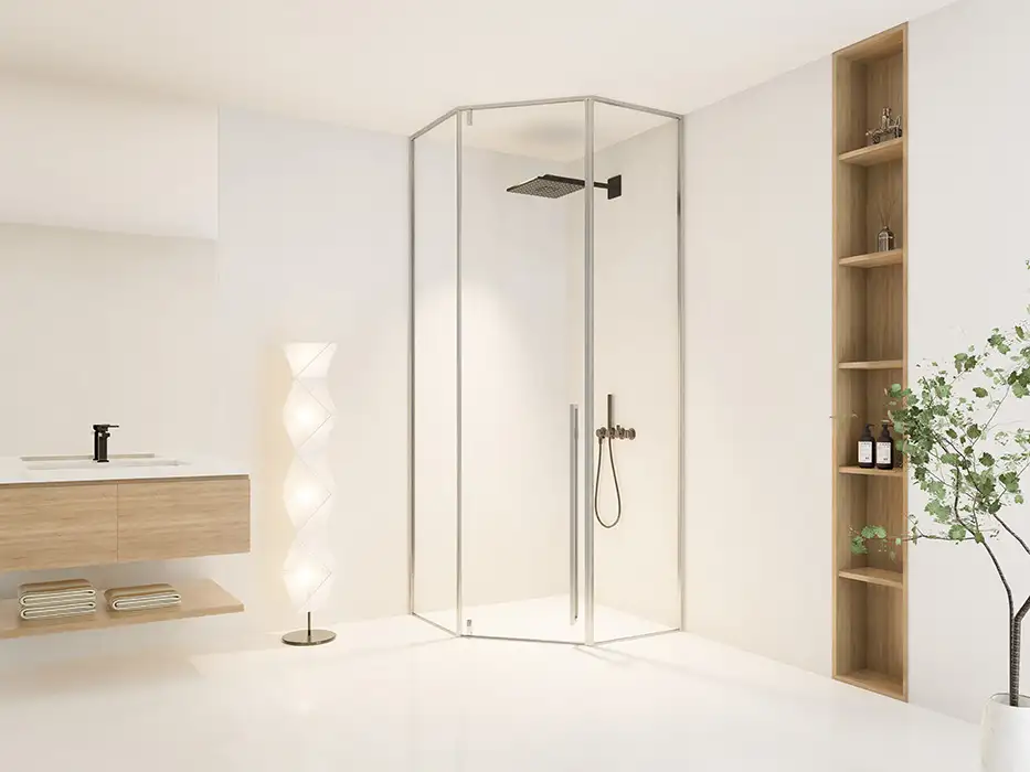 Cửa mở quay Pivot – Bản lề nổi