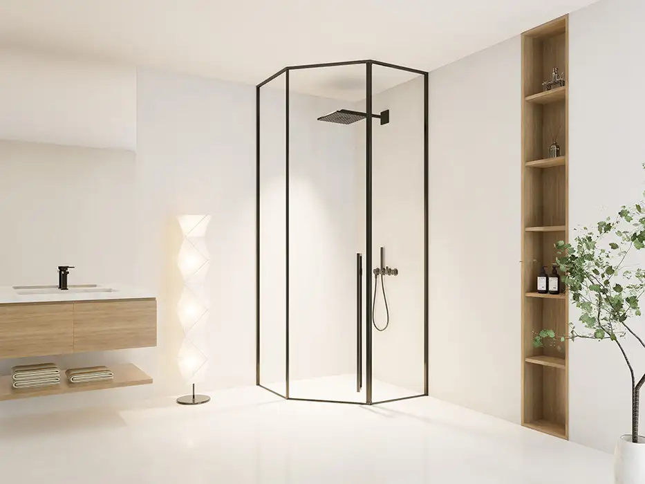 Cửa mở quay Pivot – Bản lề ẩn