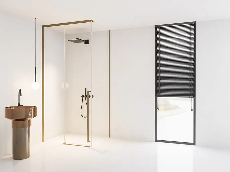 Cửa mở trượt 2 vách cố định